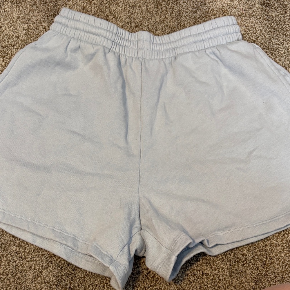 PINK Victoria's Secret Light Gray Athletic Shorts
